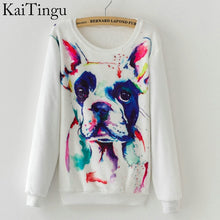 Load image into Gallery viewer, KaiTingu 2016 New Fashion Autumn Long Sleeve Flannel Women Tracksuit Hoodie Dog Print Casual Ladies Tops Pullover Sweatshirt