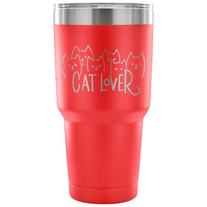 Cat Lover 30 oz Tumbler - Travel Cup, Coffee Mug