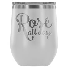 Load image into Gallery viewer, Rose All Day 12oz Stemless Wine Tumbler