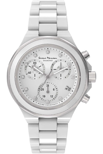 Serene Marceau Diamond Saint Germain Watch - Ladies Quartz Chronograph