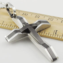Load image into Gallery viewer, Sleek Men&#39;s Cross Pendant