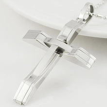 Load image into Gallery viewer, Sleek Men&#39;s Cross Pendant